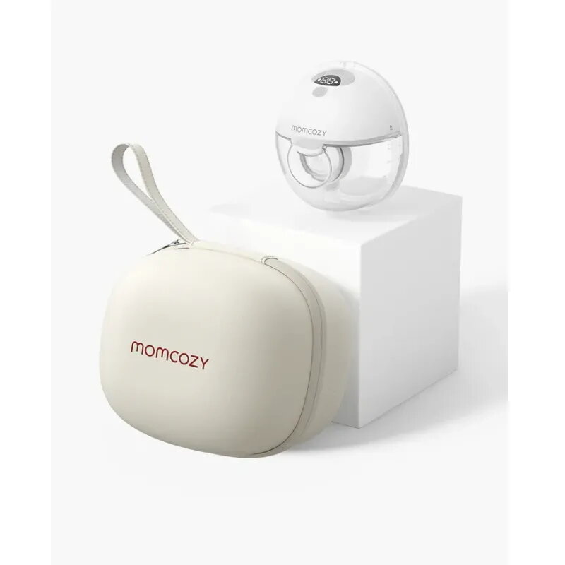 Momcozy M5 Wearable Breast Pump Grey | Hands-Free Mobile Style