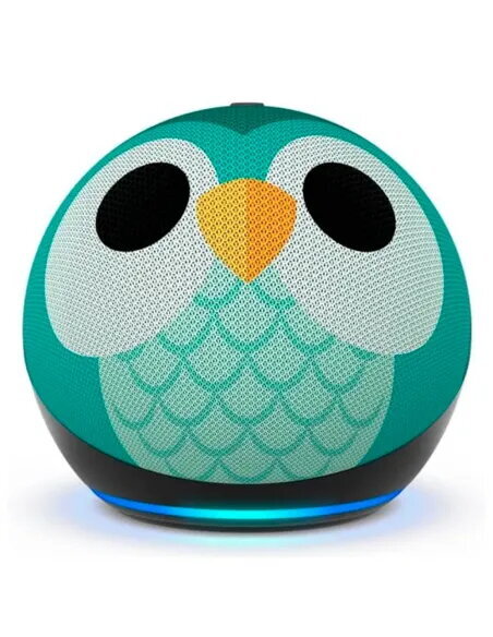 Amazon Echo Dot 5th Gen Kids Owl | Smart Speaker with Alexa for Kids