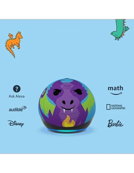 Amazon Echo Dot 5ª Gen Kids Dragón – Altavoz infantil con Alexa