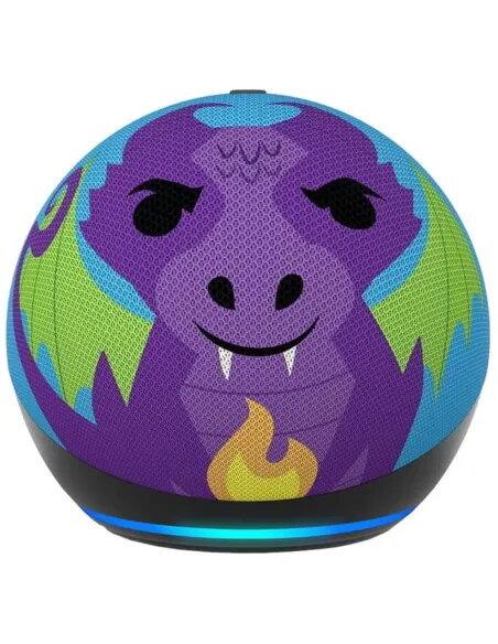 Amazon Echo Dot 5ª Gen Kids Dragón – Altavoz infantil con Alexa