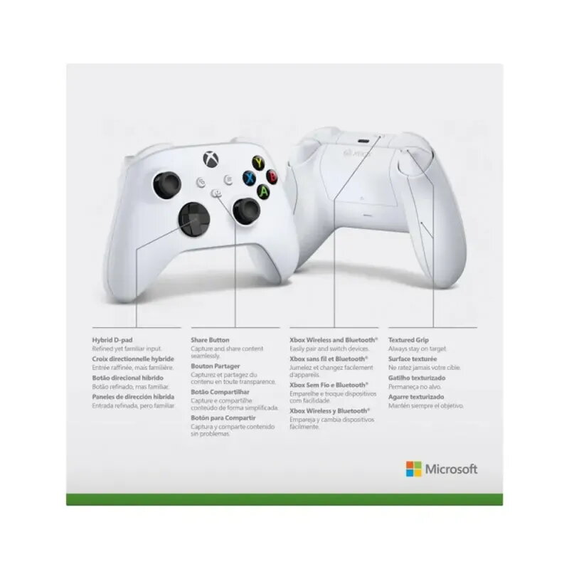 Microsoft Mando Inalámbrico Xbox Blanco Robot - Compatible con Series