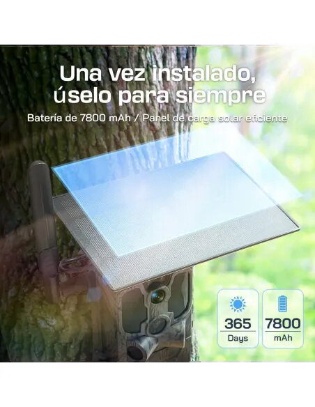 Compra la cámara de Caza Solar WOLFANG WT04 4G LTE – Video 2.5K