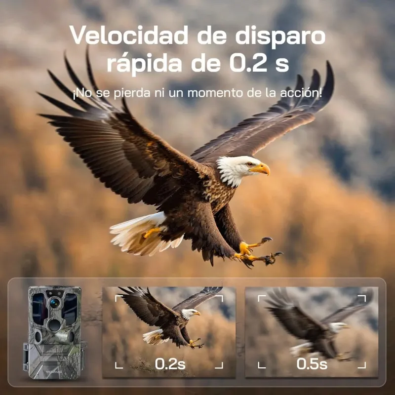 Compra la cámara de Caza Solar WOLFANG WT04 4G LTE – Video 2.5K