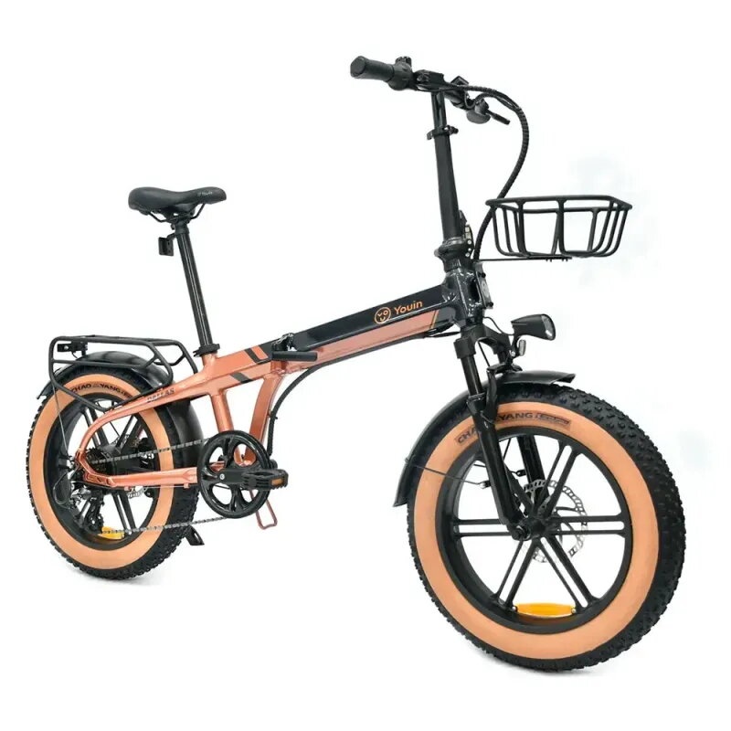 Bicicleta Electrica E-Bike FAT Youin DALLAS COPPER