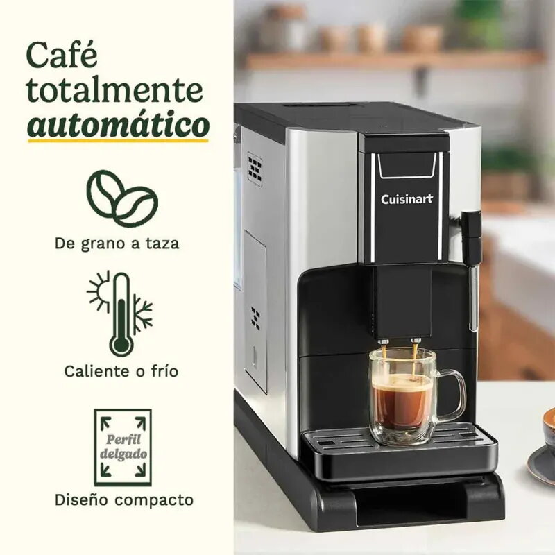 Cuisinart - Automatic Coffee Machine with Cold Brew & Milk Frother