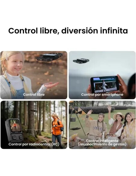 HOVERAir X1 Combo Negro – Mini dron plegable 2,7K