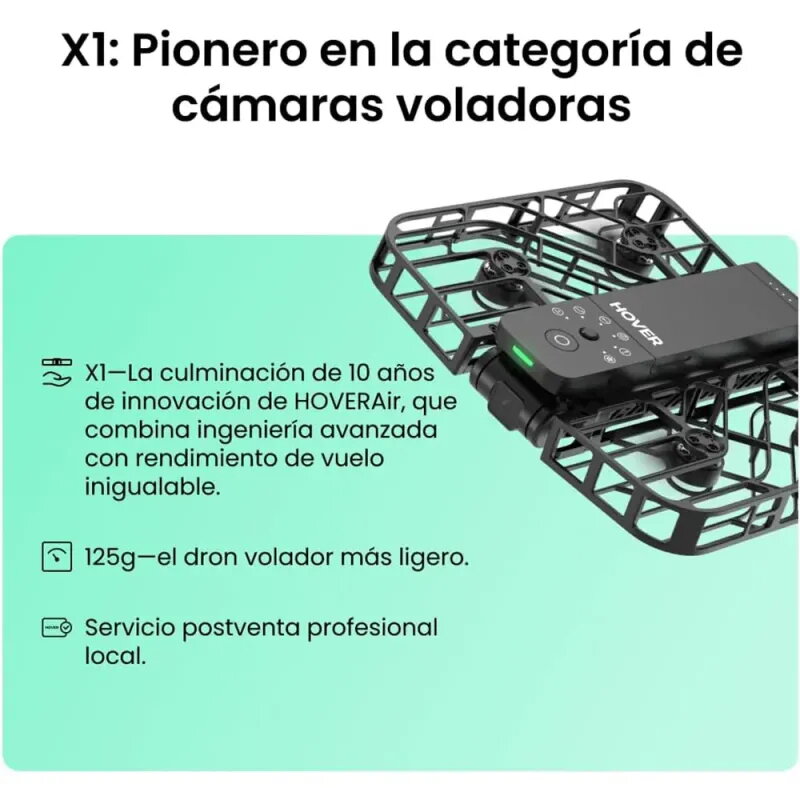 HOVERAir X1 Combo Negro – Mini dron plegable 2,7K