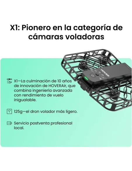 HOVERAir X1 Combo Negro – Mini dron plegable 2,7K