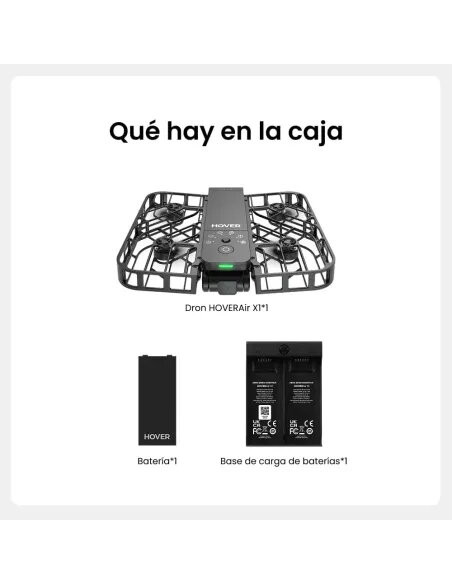 HOVERAir X1 Combo Negro – Mini dron plegable 2,7K