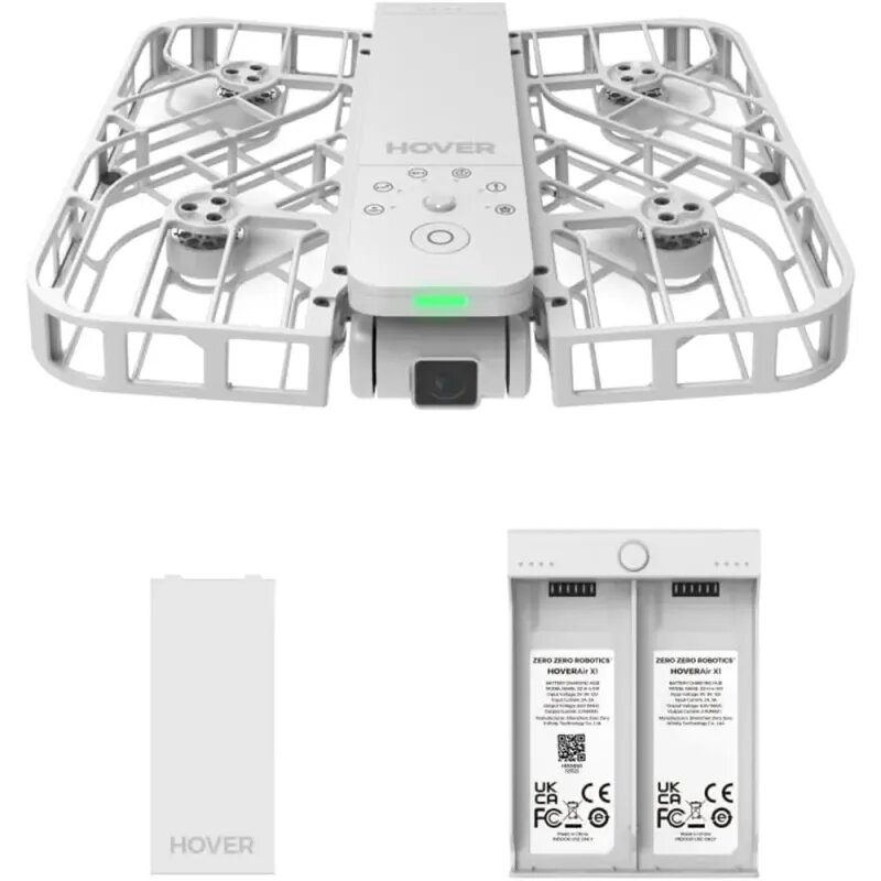 HOVERAir X1 Blanco – Mini dron plegable con seguimiento automático