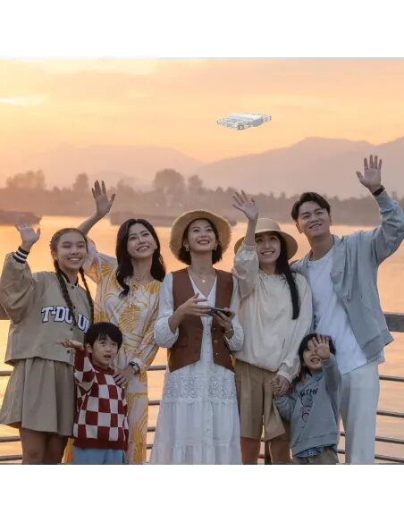 HOVERAir X1 Blanco – Mini dron plegable con seguimiento automático