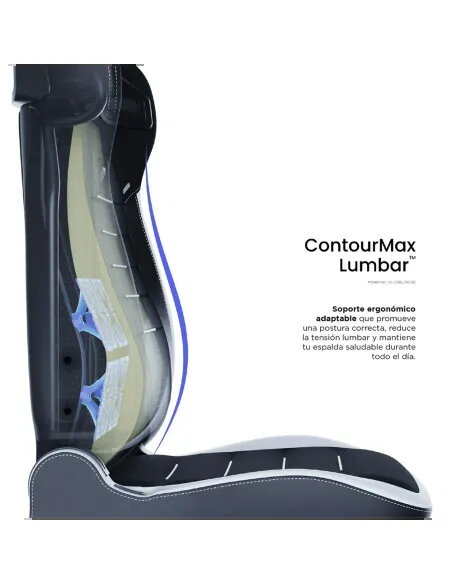 Vertagear PL4800 HygenX Black/White – XL ergonomic gaming chair
