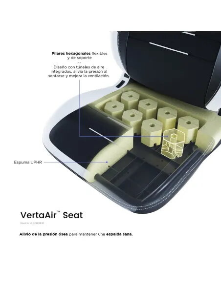 Vertagear PL4800 HygenX Black/White – XL ergonomic gaming chair