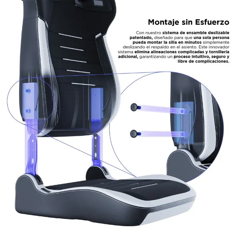 Vertagear PL4800 HygenX Black/White – XL ergonomic gaming chair