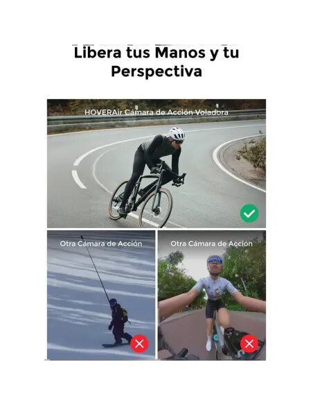 HOVERAir X1 PRO Ultimate Cycling Kit | Dron 4K Manos Libres C0