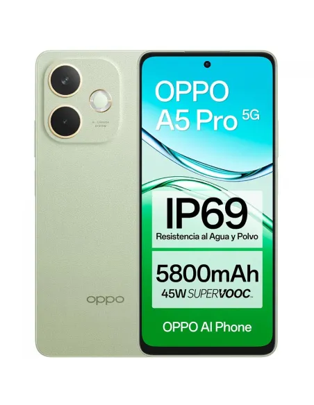 Oppo A5 Pro 5G 256GB Green | Rugged IP69 Phone 5800mAh Battery