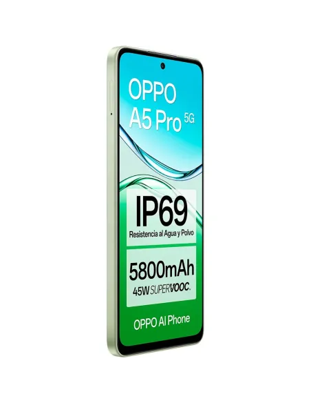 Oppo A5 Pro 5G 256GB Green | Rugged IP69 Phone 5800mAh Battery