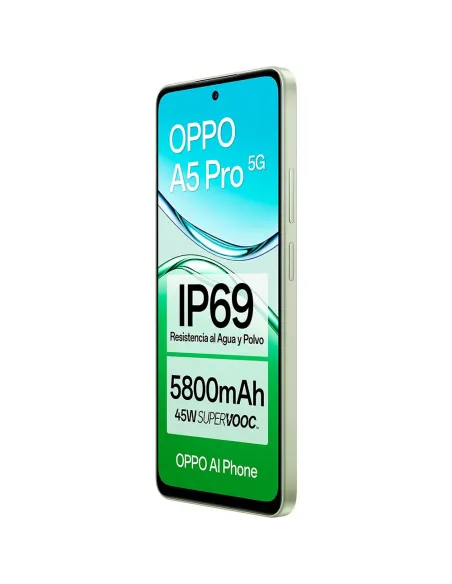 Oppo A5 Pro 5G 256GB Green | Rugged IP69 Phone 5800mAh Battery
