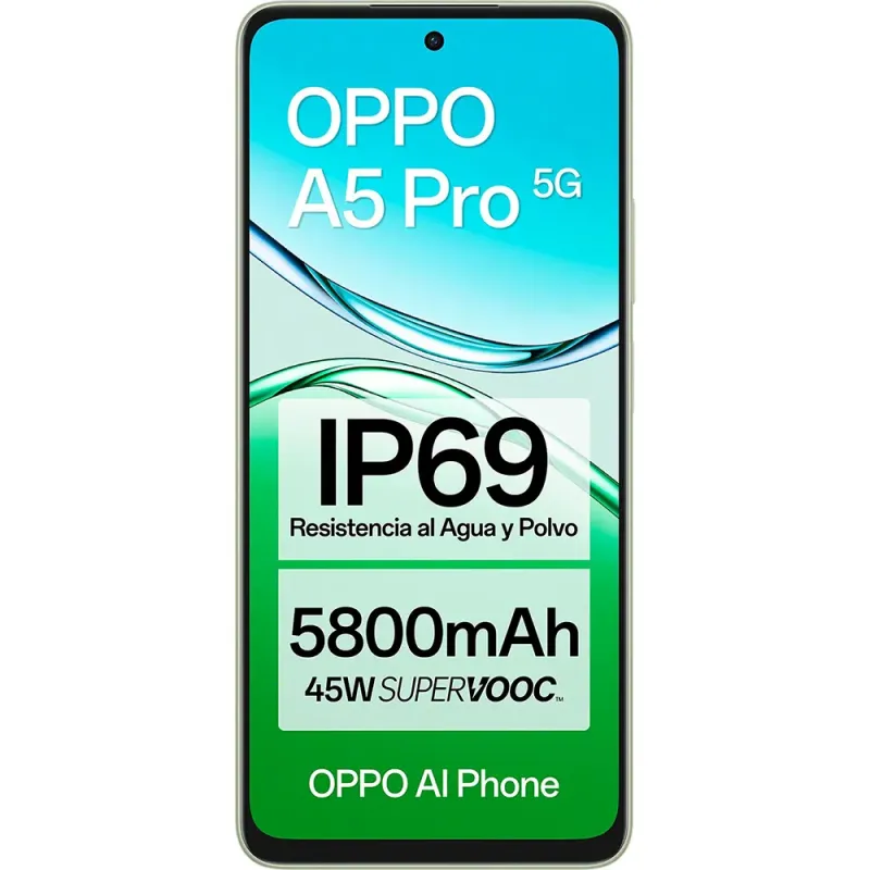 Oppo A5 Pro 5G 256GB Green | Rugged IP69 Phone 5800mAh Battery