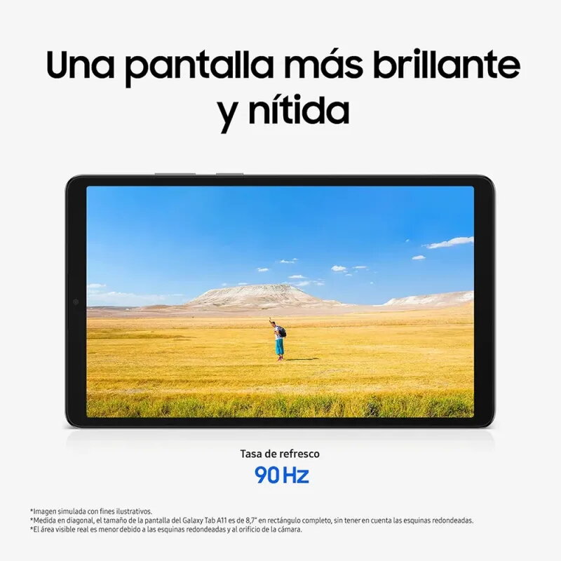 Samsung Galaxy Tab A11 8.7" 64GB WiFi Gris | Tablet 90Hz