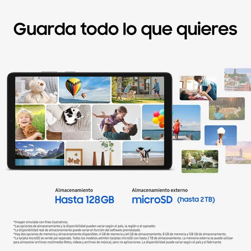 Samsung Galaxy Tab A11 8.7" 64GB WiFi Gris | Tablet 90Hz