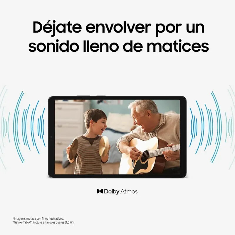 Samsung Galaxy Tab A11 8.7" 64GB WiFi Gris | Tablet 90Hz