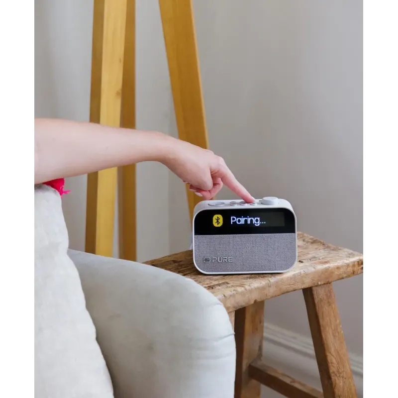 Pure Moment Blanco | Despertador Luz Amanecer y Altavoz Bluetooth