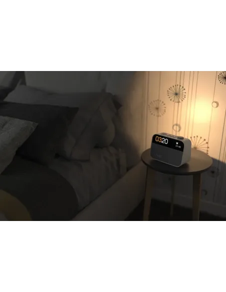 Pure Moment Blanco | Despertador Luz Amanecer y Altavoz Bluetooth
