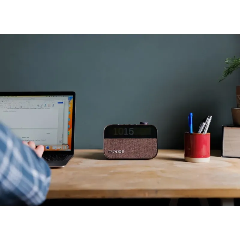 Pure Moment Negro | Despertador Luz Amanecer y Altavoz Bluetooth