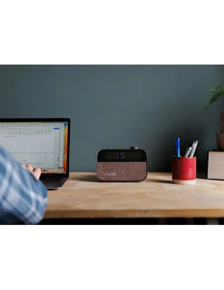 Pure Moment Negro | Despertador Luz Amanecer y Altavoz Bluetooth