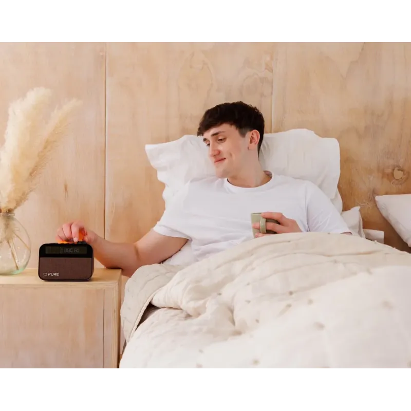 Pure Moment Negro | Despertador Luz Amanecer y Altavoz Bluetooth