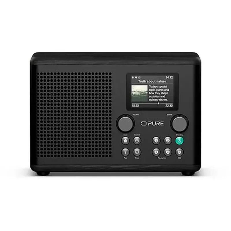 Pure Classic H4i Negro: Radio Internet, DAB+, Bluetooth 5.3 y Pódcasts