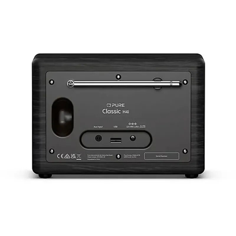 Pure Classic H4i Negro: Radio Internet, DAB+, Bluetooth 5.3 y Pódcasts