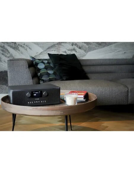 Pure Classic C-D6i Black | Stereo System with CD, WiFi & Internet Radi