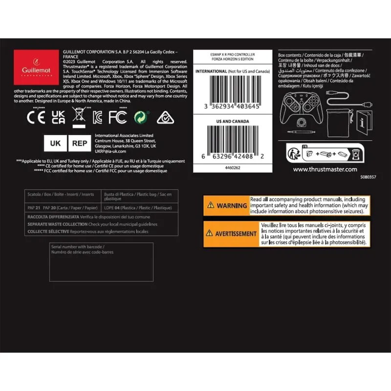 Thrustmaster eSwap XR Pro Forza Horizon | Mando Xbox y PC - TiendaCPU