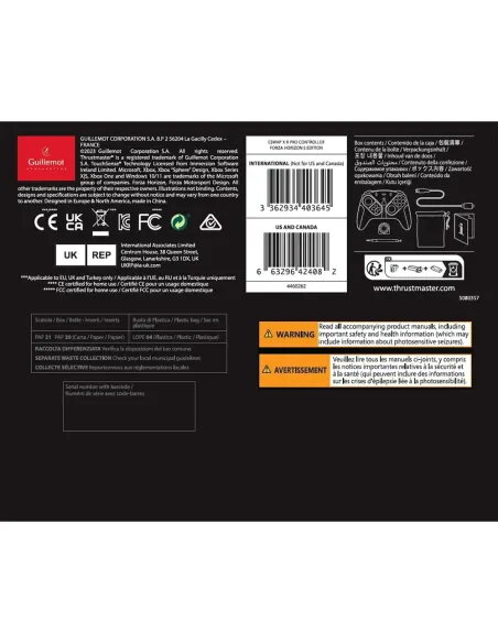 Thrustmaster eSwap XR Pro Forza Horizon | Mando Xbox y PC - TiendaCPU