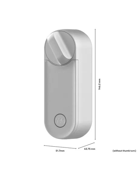 Yale Linus Smart Lock L2 Plata | Cerradura WiFi Sin Llaves - TiendaCPU