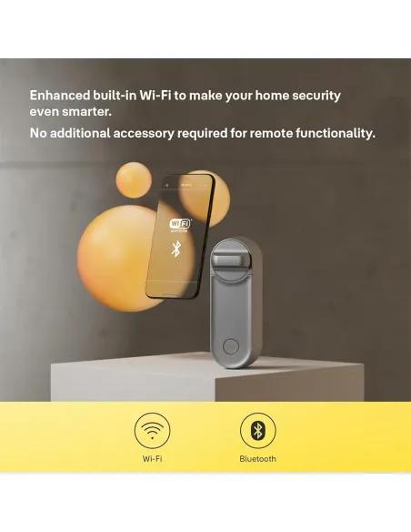 Yale Linus Smart Lock L2 Plata | Cerradura WiFi Sin Llaves - TiendaCPU
