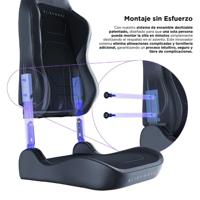 Alienware S3800 HygennX Ergonomic Gaming Chair with lumbar