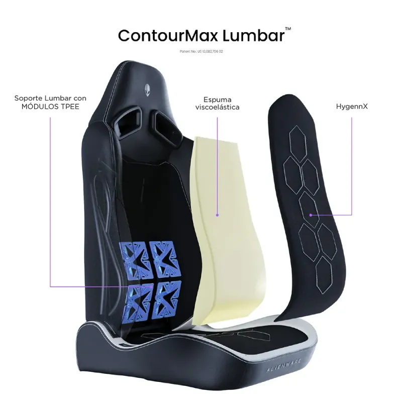 Alienware S5800 HygenNx | Premium ergonomic gaming chair