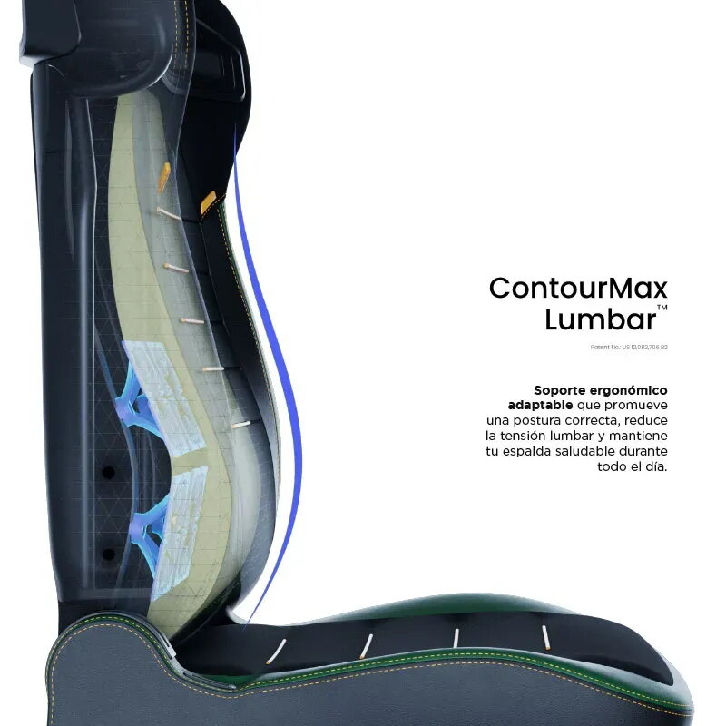 Vertagear PL4800 X‑Large HyGenNX Midnight Green – XL Comfort