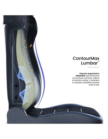 Vertagear PL4800 X‑Large HyGenNX Midnight Blue – Confort XL