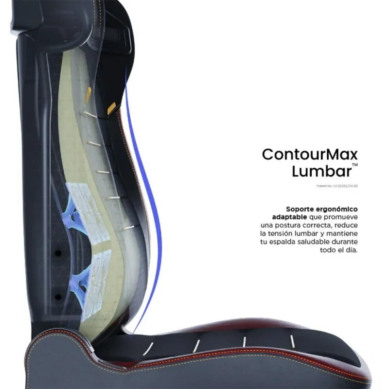 Vertagear PL4800 X‑Large HyGenNX Burgundy Red – Confort XL