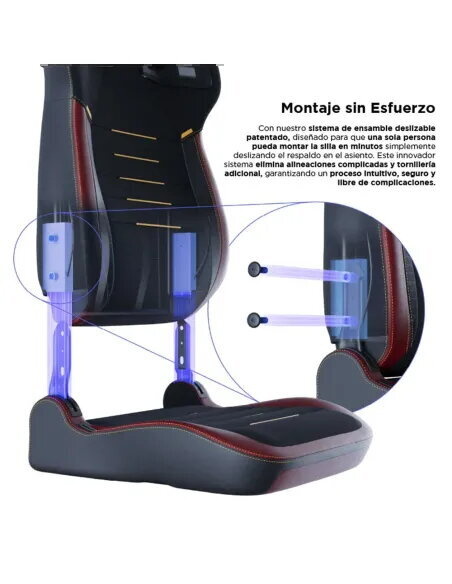 Vertagear PL4800 X‑Large HyGenNX Burgundy Red – Confort XL