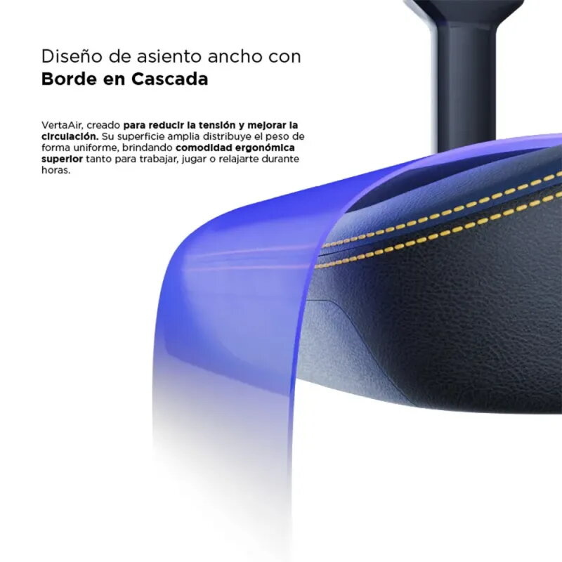 Vertagear PL6800 HygenX Midnight Blue – silla gamer XL ergonómica
