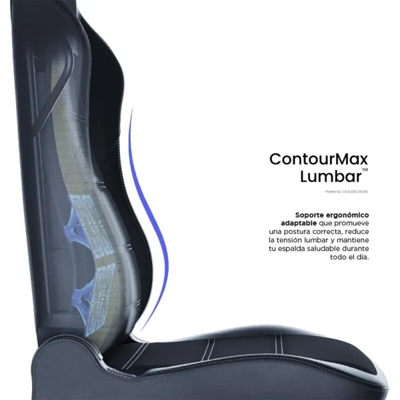 Vertagear PL6800 HygenX Carbon Black – silla gamer XL ergonómica