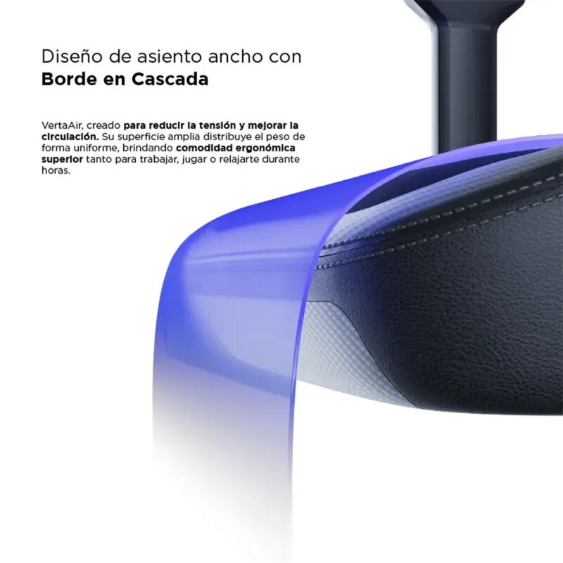 Vertagear PL6800 HygenX Carbon Black – silla gamer XL ergonómica