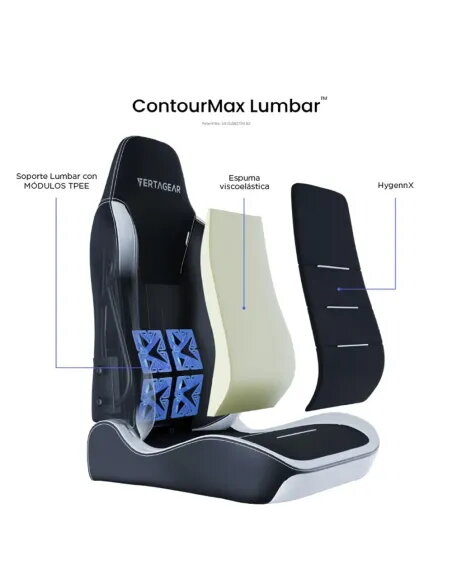 Vertagear SL3800 HyGenNX Black/White – Comodidad y estilo gaming