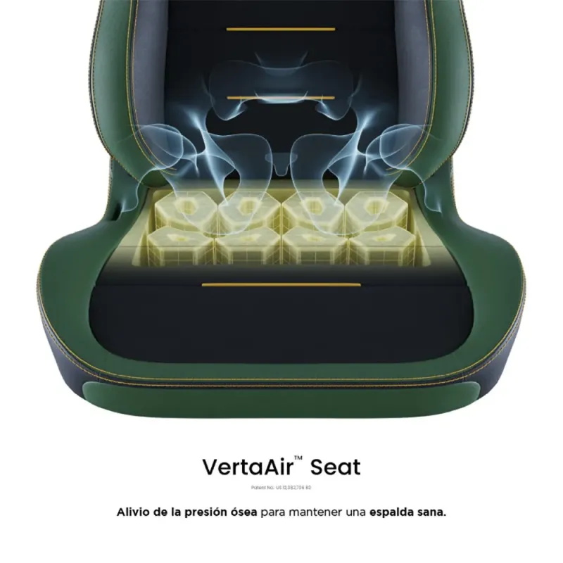 Vertagear SL3800 HygenX Midnight Green – silla gamer ergonómica