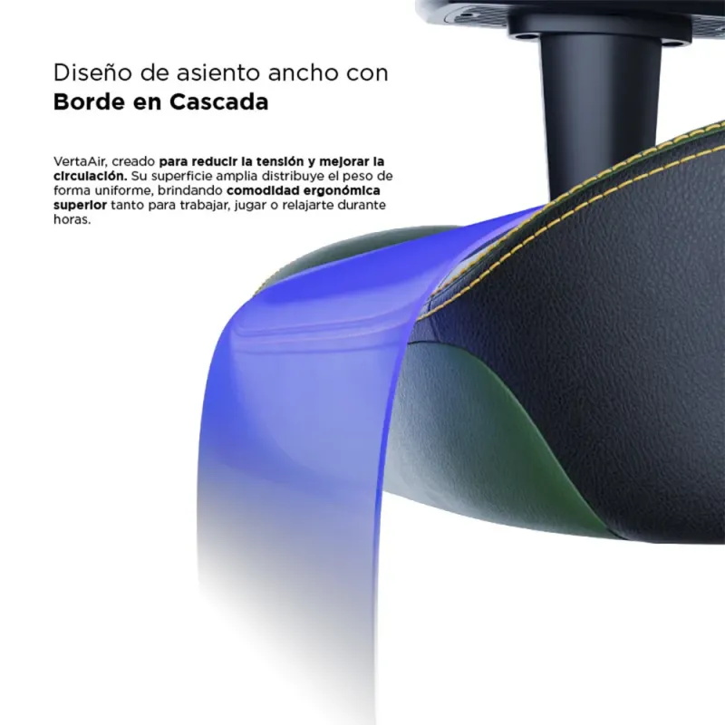 Vertagear SL3800 HygenX Midnight Green – silla gamer ergonómica